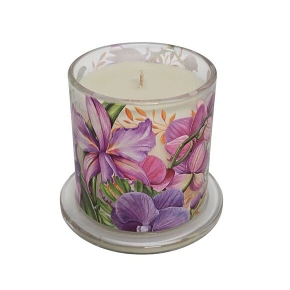 Michel Design Works Orchid Purple Cloche Soy Candle - Picture 2 of 5